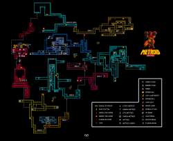 Metroid 2 with self drawn map!